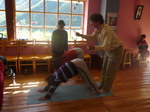 Housemother yoga class